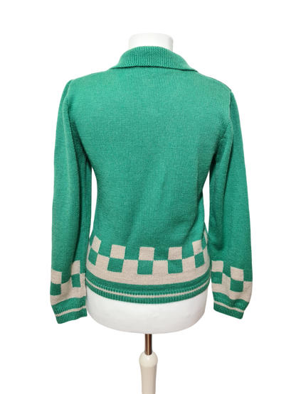 Pull femme style rétro ski des années 70-80 EMMAUS