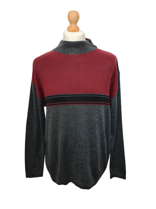 Pull Laurent Cerrer doux et chaud des années 90 EMMAUS