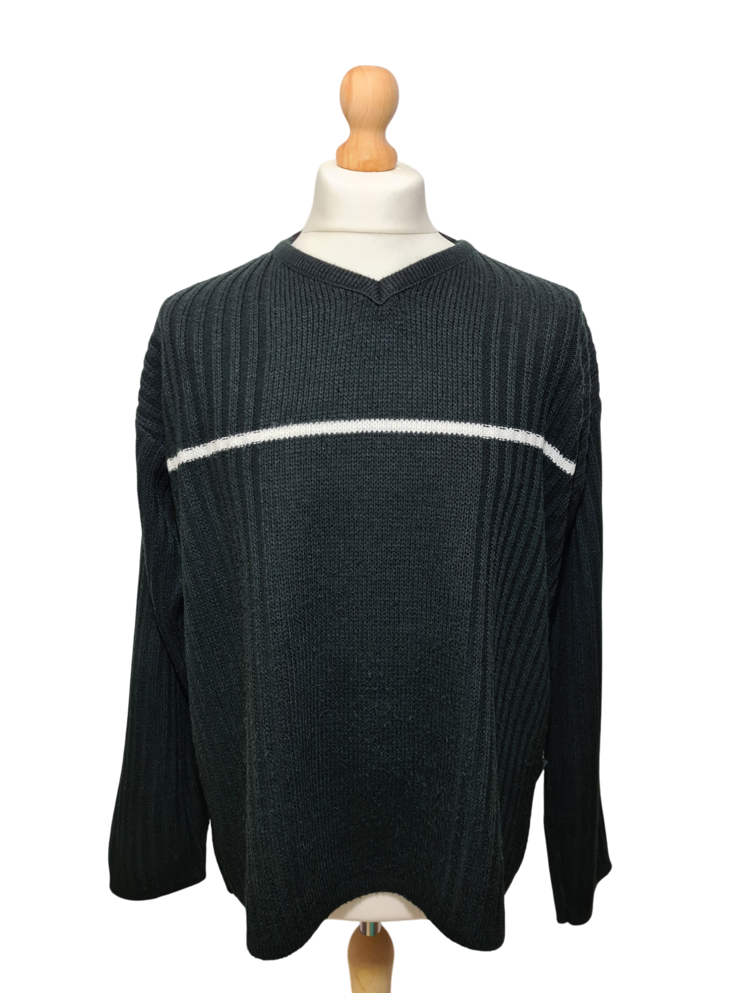 Pull oversize col V Patman Paris des années 80-90 EMMAUS