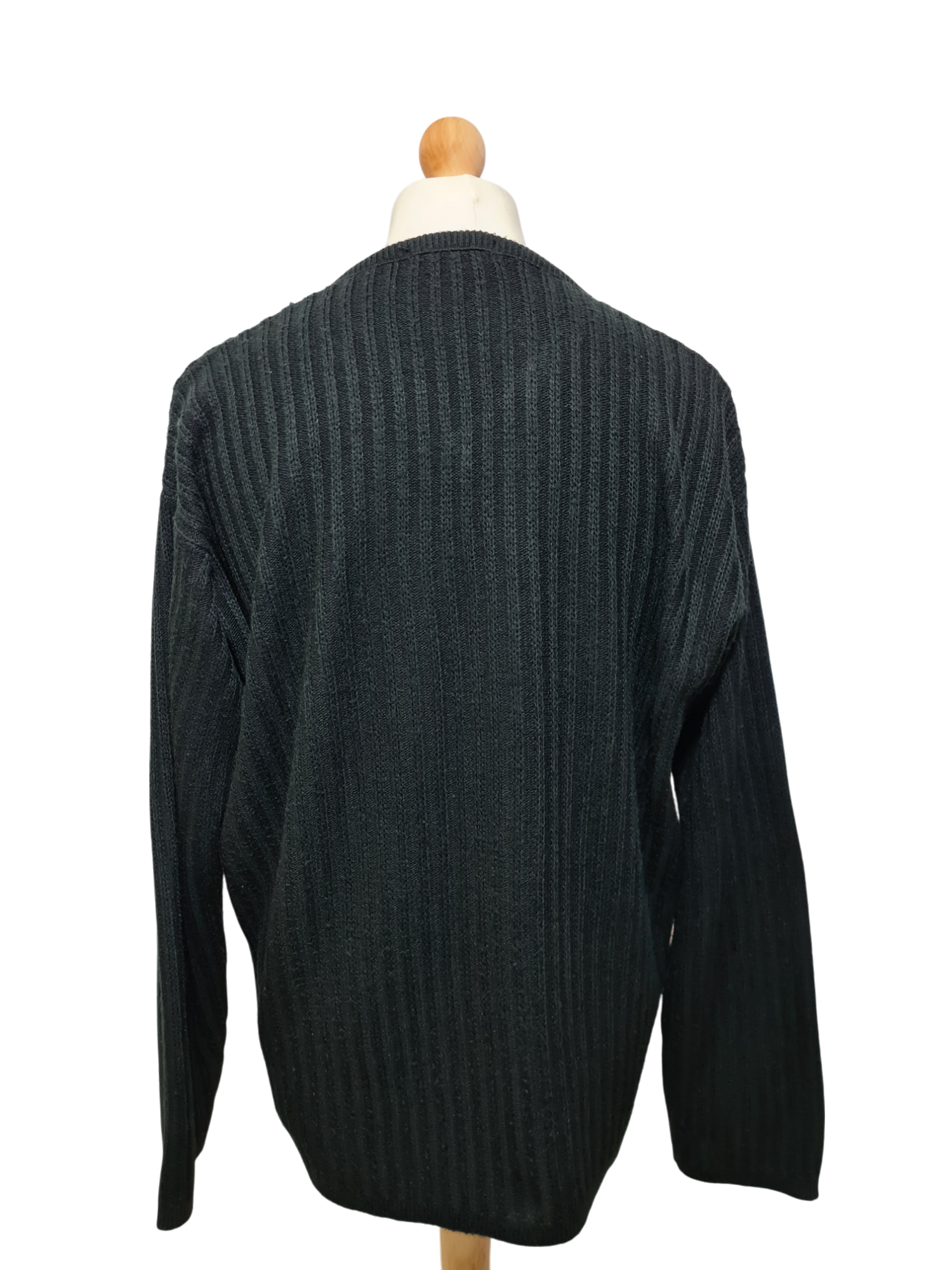 Pull oversize col V Patman Paris des années 80-90 EMMAUS