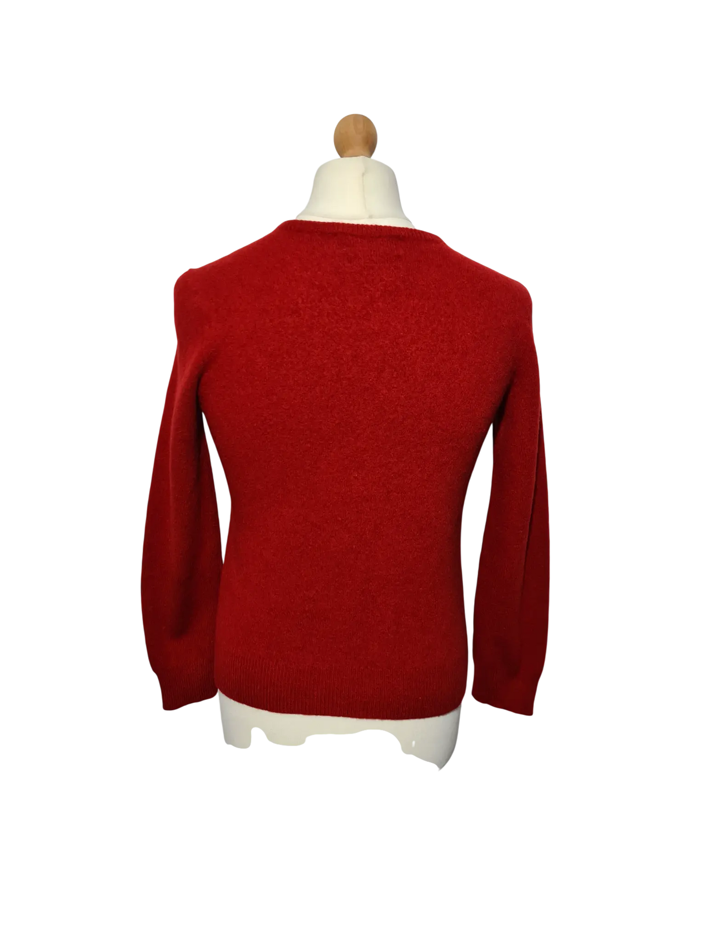 Pull Polo Ralph Lauren homme rouge laine d’agneau – taille S (étiqueté L) Aucun fournisseur
