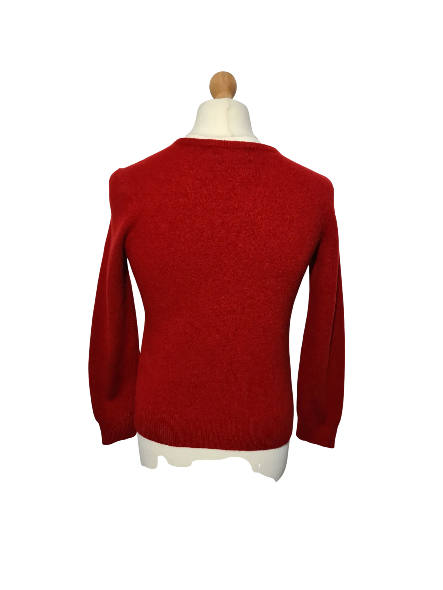 Pull Polo Ralph Lauren homme rouge laine d’agneau – taille S (étiqueté L) Aucun fournisseur