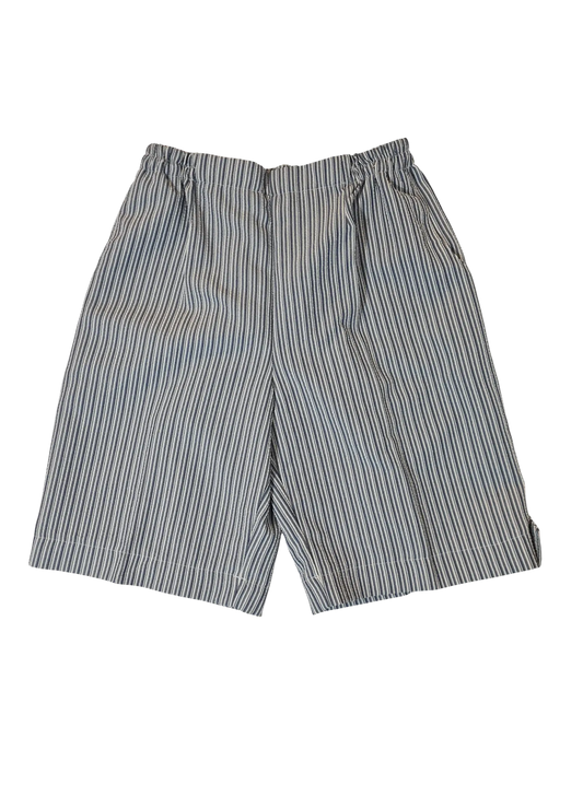 Short rayé à poches bleu blanc femme années 80-90 fabriqué en France Aucun fournisseur