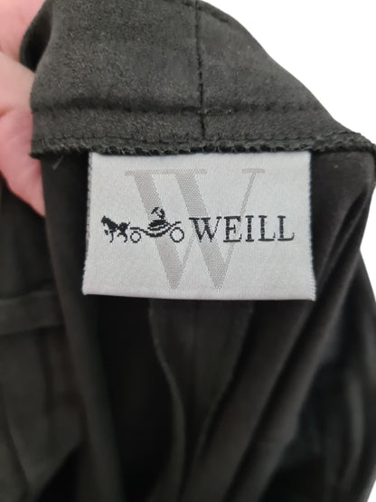 Tailleur marron pantalon + veste Weill des années 90-2000 EMMAUS