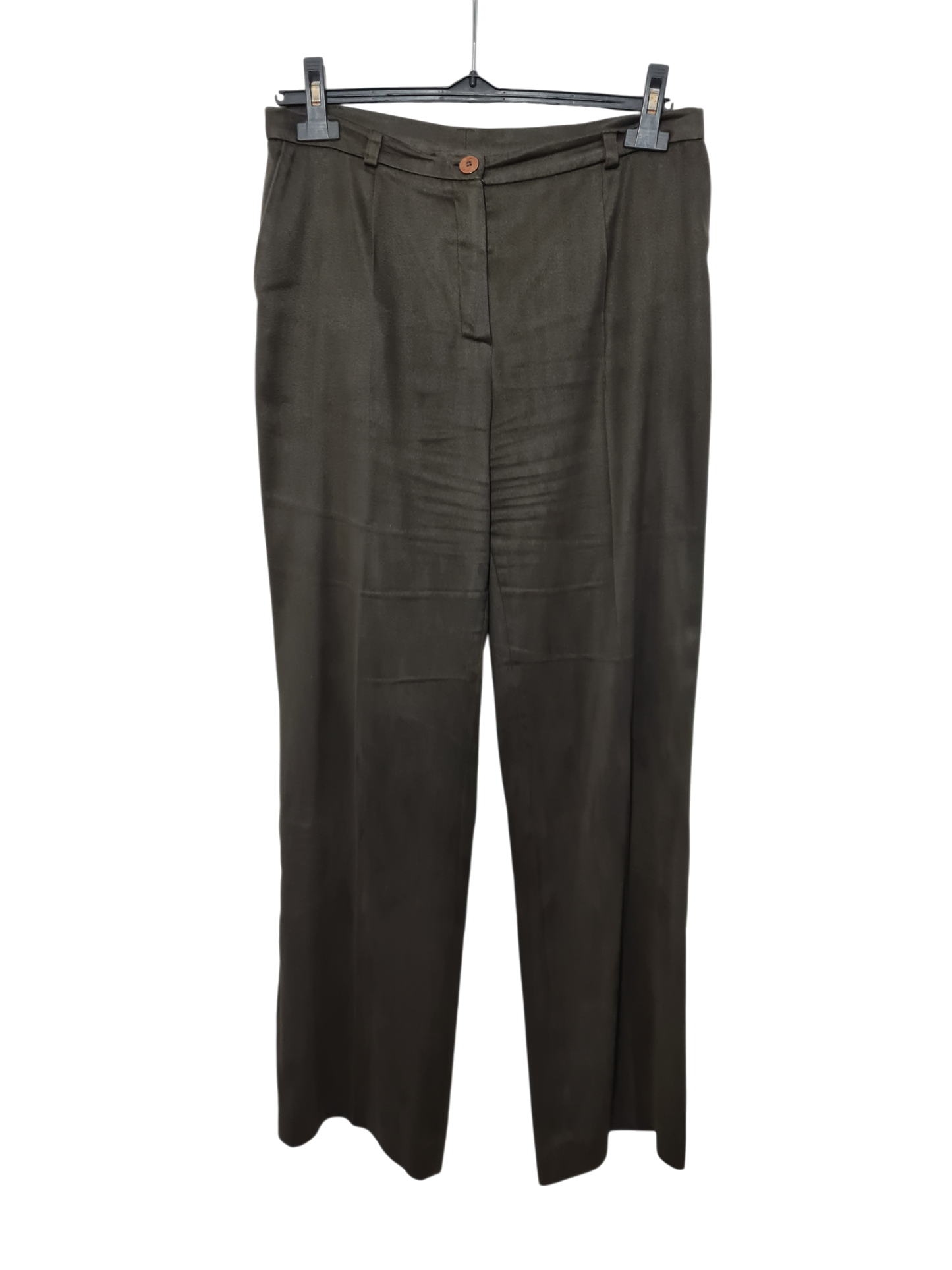 Tailleur marron pantalon + veste Weill des années 90-2000 EMMAUS