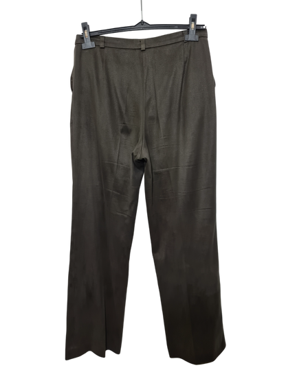 Tailleur marron pantalon + veste Weill des années 90-2000 EMMAUS