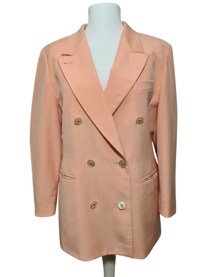 Blazer pêche coupe oversize avec épaulettes des années 80-90 EMMAUS