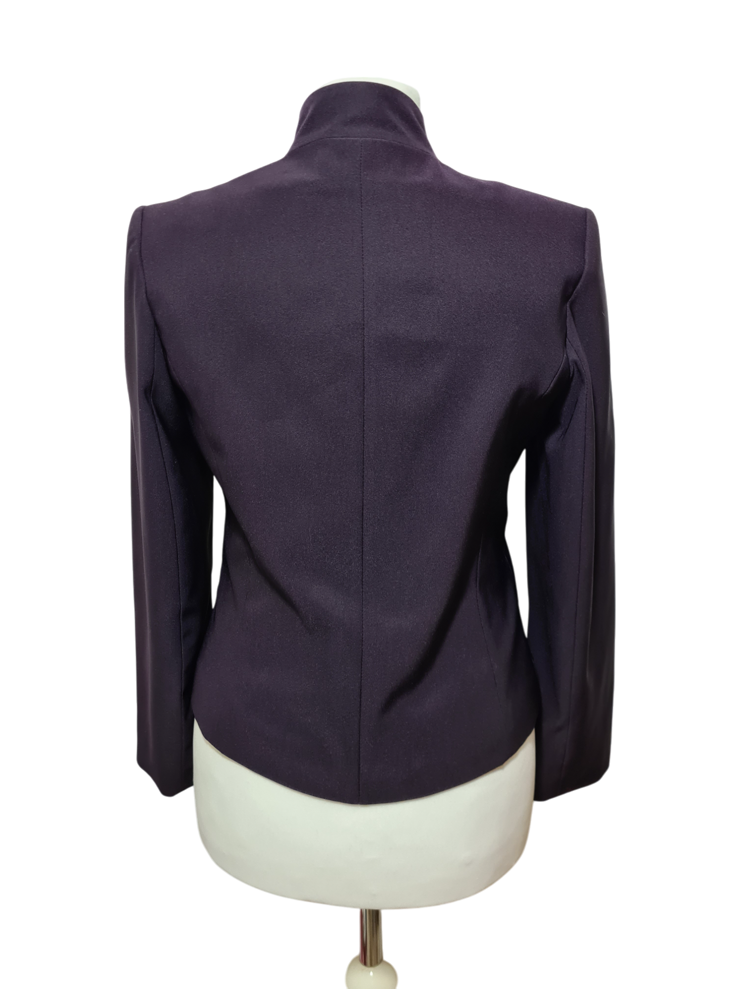 Veste violette zippée Burton coupe ajustée et col montant des années 90-2000 EMMAUS