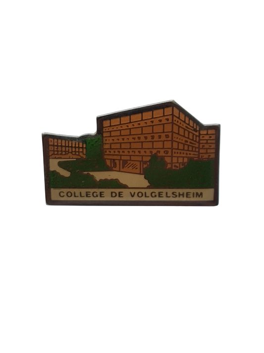 Pins collège Volgelsheim vintage scolaire 90s